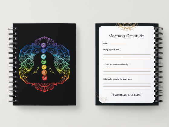 Astrology-themed Gray Elegant Journal (Digital vsn)